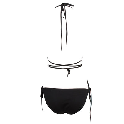 Lexi Black Crystal Embellished Bikini - Fashion Genie Boutique