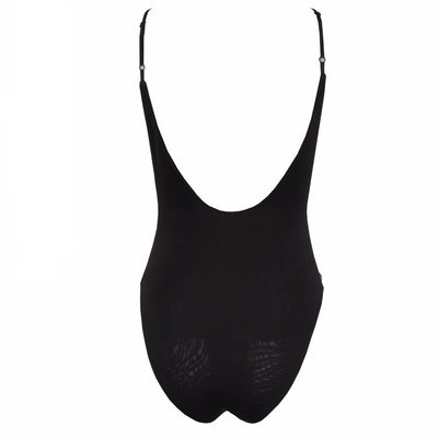 Tranquil Tropics Black Crystal Embellished Swimsuit - Fashion Genie Boutique