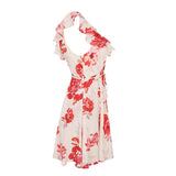 Catching Glances Nude Floral Mini Dress - Fashion Genie Boutique