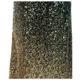 Oh My Posh Green & Gold Sequin Gradient One Shoulder Maxi Gown Dress - Fashion Genie Boutique