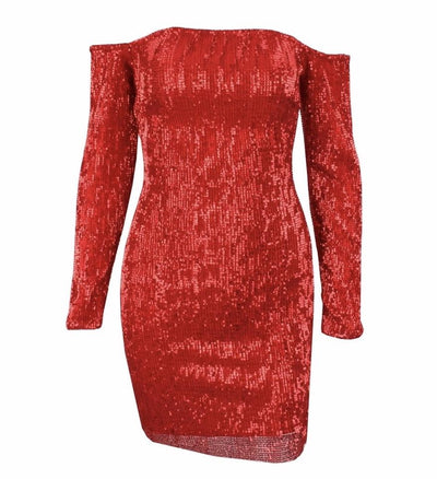 Champagne Sparkles Black Sequin Bardot Mini Dress - Fashion Genie Boutique