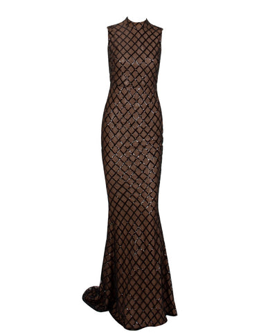 Sparkle Delight Black Glitter Embellished Maxi Dress - Fashion Genie Boutique