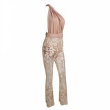Kansai Black & Gold Embroidered Multiway Jumpsuit - Fashion Genie Boutique