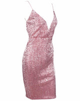 Weekend Fun Pink Sequin Mini Dress - Fashion Genie Boutique