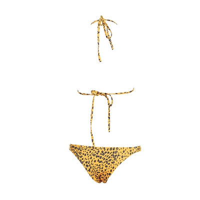 Glow Getter Yellow Leopard Bikini Swimsuit - Fashion Genie Boutique