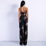 Flaunting Florals Wide Leg Jumpsuit - Fashion Genie Boutique