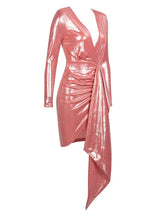 Vibrant Vibes Pink Long Sleeve Mini Dress - Fashion Genie Boutique