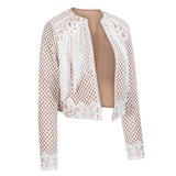 Shake It White Tassel Jacket - Fashion Genie Boutique