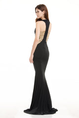 Brooklyn Black Cut Out Fishtail Maxi Dress - Fashion Genie Boutique