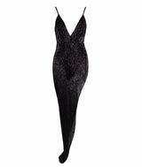 Show Must Go On Black Sequin Maxi Dress - Fashion Genie Boutique
