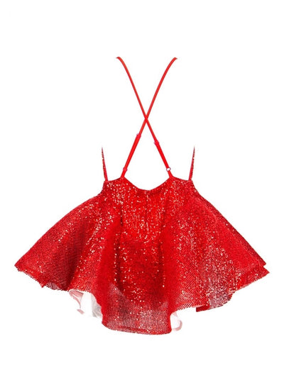 Weekend Cocktails Navy Plunge Sequin Playsuit - Fashion Genie Boutique