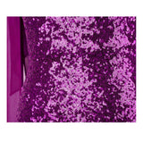 Oh My Posh Pink & Silver Sequin Gradient One Shoulder Maxi Gown Dress - Fashion Genie Boutique