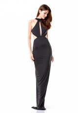 Own the Night Black Cut Out Maxi Dress - Fashion Genie Boutique