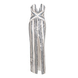 Cuddle Me Crazy Multi Stripe Strapless Split Maxi Dress - Fashion Genie Boutique