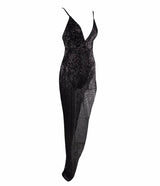 Show Must Go On Black Sequin Maxi Dress - Fashion Genie Boutique