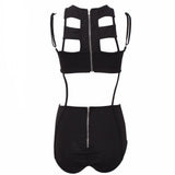 Set The Serene Black Monokini Swimsuit - Fashion Genie Boutique