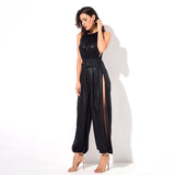 Lady Killer Black Cut Out Jumpsuit - Fashion Genie Boutique