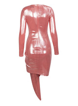 Vibrant Vibes Pink Long Sleeve Mini Dress - Fashion Genie Boutique