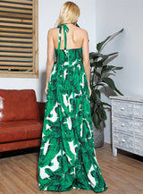 Tanning Time Green Cut Out Maxi Dress - Fashion Genie Boutique