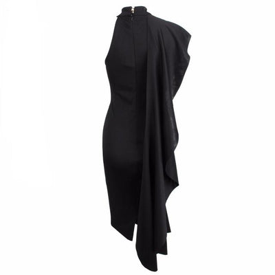 Make Your Move White Frill Bodycon Midi Dress - Fashion Genie Boutique