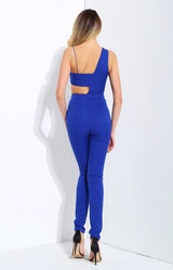 Got It In One Cobalt Blue Jumpsuit - Fashion Genie Boutique