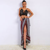 Count On Me Multi Split Maxi Skirt - Fashion Genie Boutique
