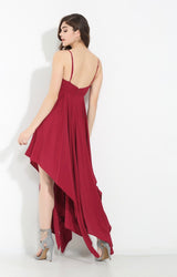 Isobel Red Maxi Dress - Fashion Genie Boutique