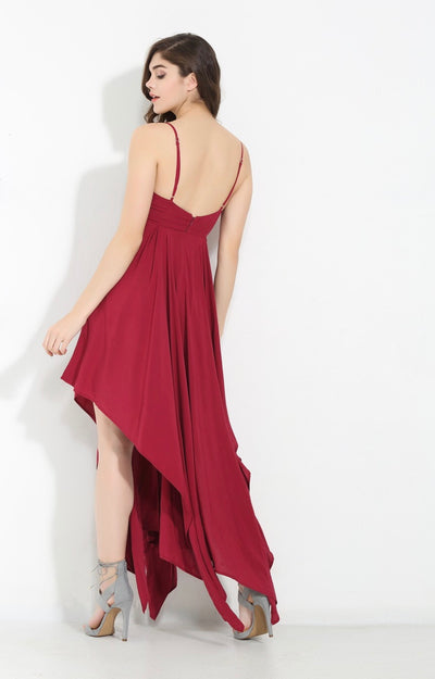 Isobel Red Maxi Dress - Fashion Genie Boutique