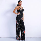 Flaunting Florals Wide Leg Jumpsuit - Fashion Genie Boutique