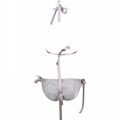 Dorothy Silver Glitter Embellished Bikini - Fashion Genie Boutique