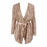 Sally Green Stripe Glitter Playsuit - Fashion Genie Boutique