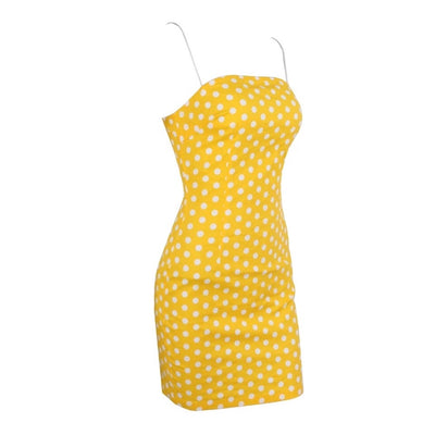 Dotty About You Black & White Polka Dot Mini Dress - Fashion Genie Boutique
