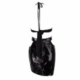 Body Rock Red Sequin Cut Out Mini Dress - Fashion Genie Boutique