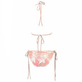 Sunshine Stunner Iridescent Sequin Bikini - Fashion Genie Boutique