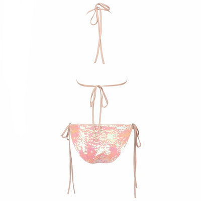Sunshine Stunner Iridescent Sequin Bikini - Fashion Genie Boutique