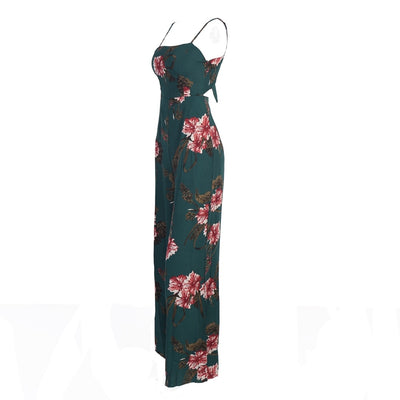 Flaunting Florals Wide Leg Jumpsuit - Fashion Genie Boutique