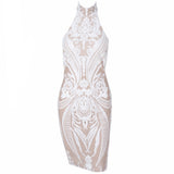 Going Out Glitz White Sequin Mini Dress - Fashion Genie Boutique