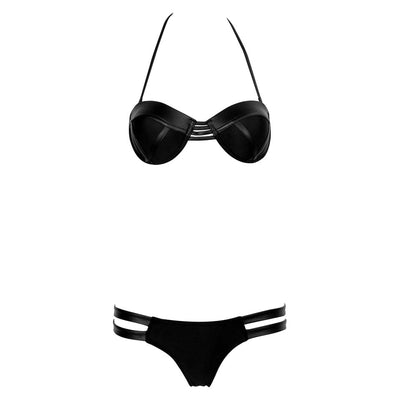 Mexico Black Bikini Swimsuit - Fashion Genie Boutique