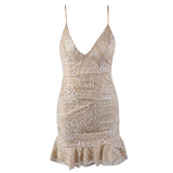 Oh My Love Black Multi Embellished Mini Dress - Fashion Genie Boutique