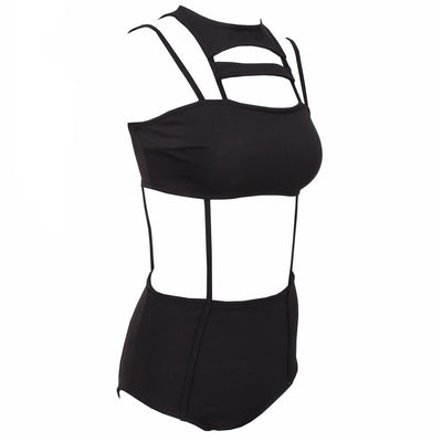 Set The Serene Black Monokini Swimsuit - Fashion Genie Boutique