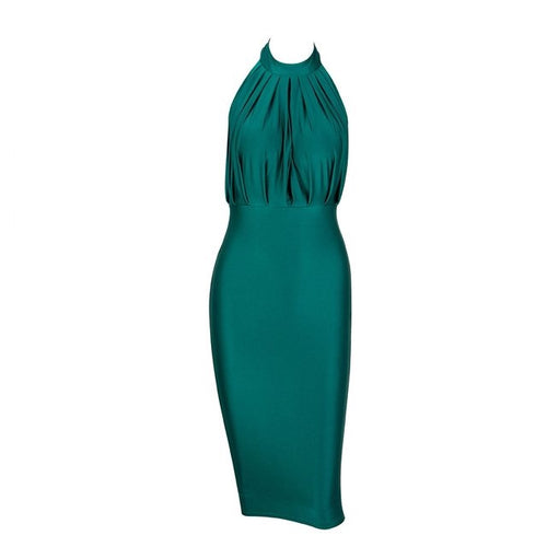 Miss Feisty Green Pleated Mini Dress - Fashion Genie Boutique