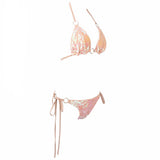 Sunshine Stunner Iridescent Sequin Bikini - Fashion Genie Boutique