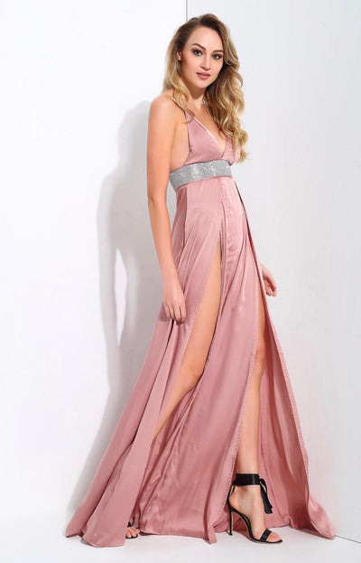 Spell Bound Pink Maxi Dress - Fashion Genie Boutique