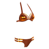 Florida Brown & Bronze Bikini Swimsuit - Fashion Genie Boutique
