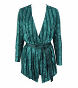 Sally Green Stripe Glitter Playsuit - Fashion Genie Boutique