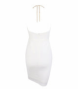 Take Me To The Halter White Mini Dress - Fashion Genie Boutique