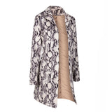 Take It Easy Grey Snake Print Jacket - Fashion Genie Boutique