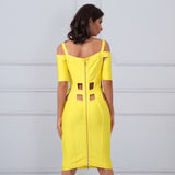 Golden Girls Yellow Mini Dress - Fashion Genie Boutique