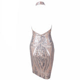Going Out Glitz Silver Sequin Mini Dress - Fashion Genie Boutique
