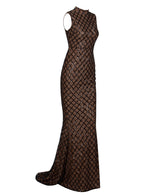 Sparkle Delight Black Glitter Embellished Maxi Dress - Fashion Genie Boutique